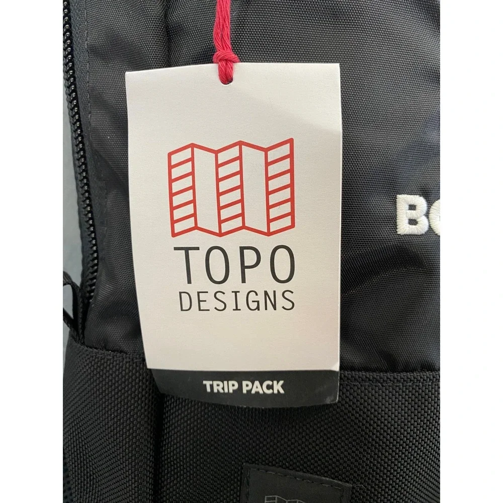 Topo Designs TRIP Pack Black Cordura Backpack Bolder BG Logo US Made NWT